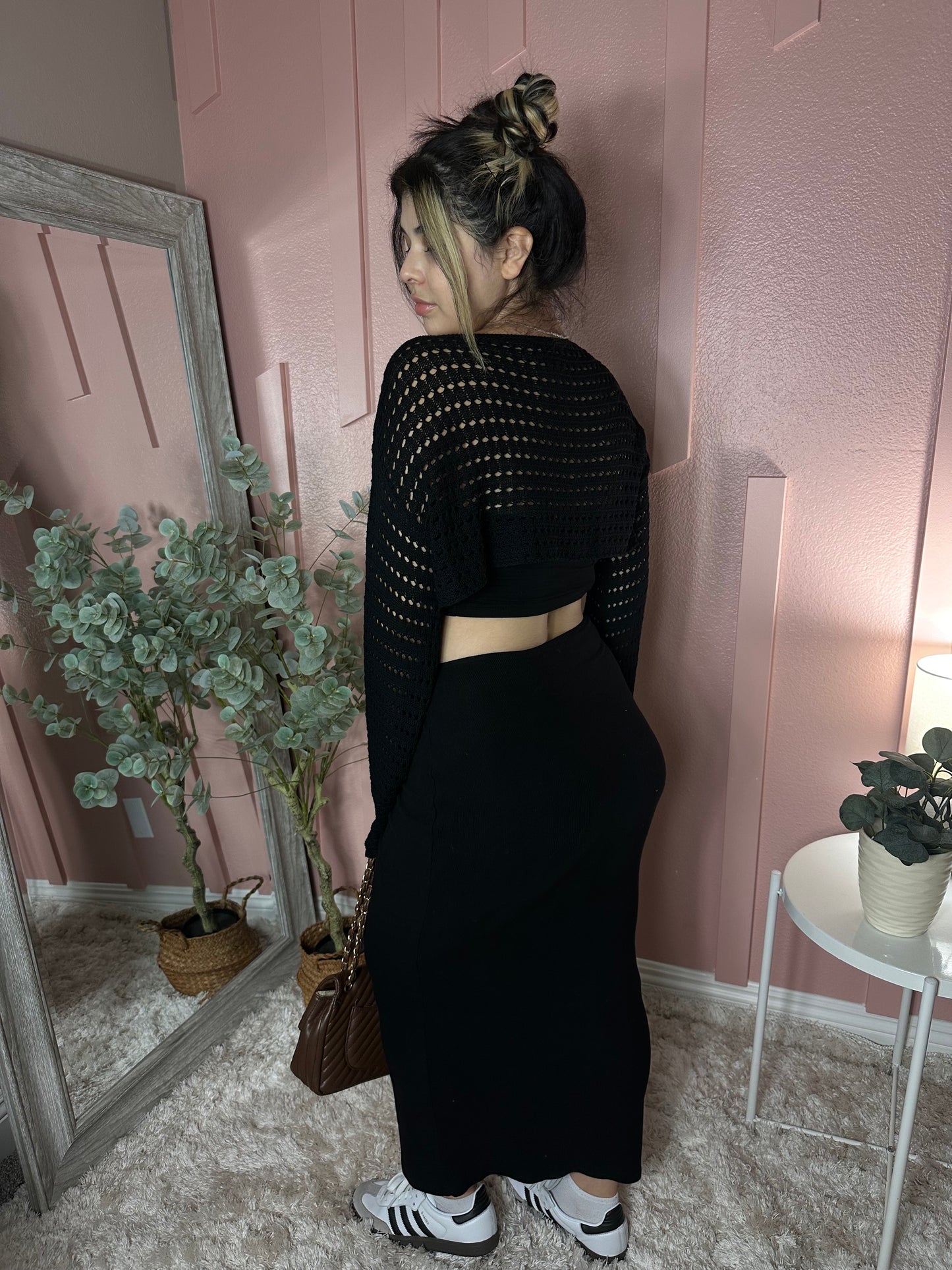Elise Maxi Skirt (Black)